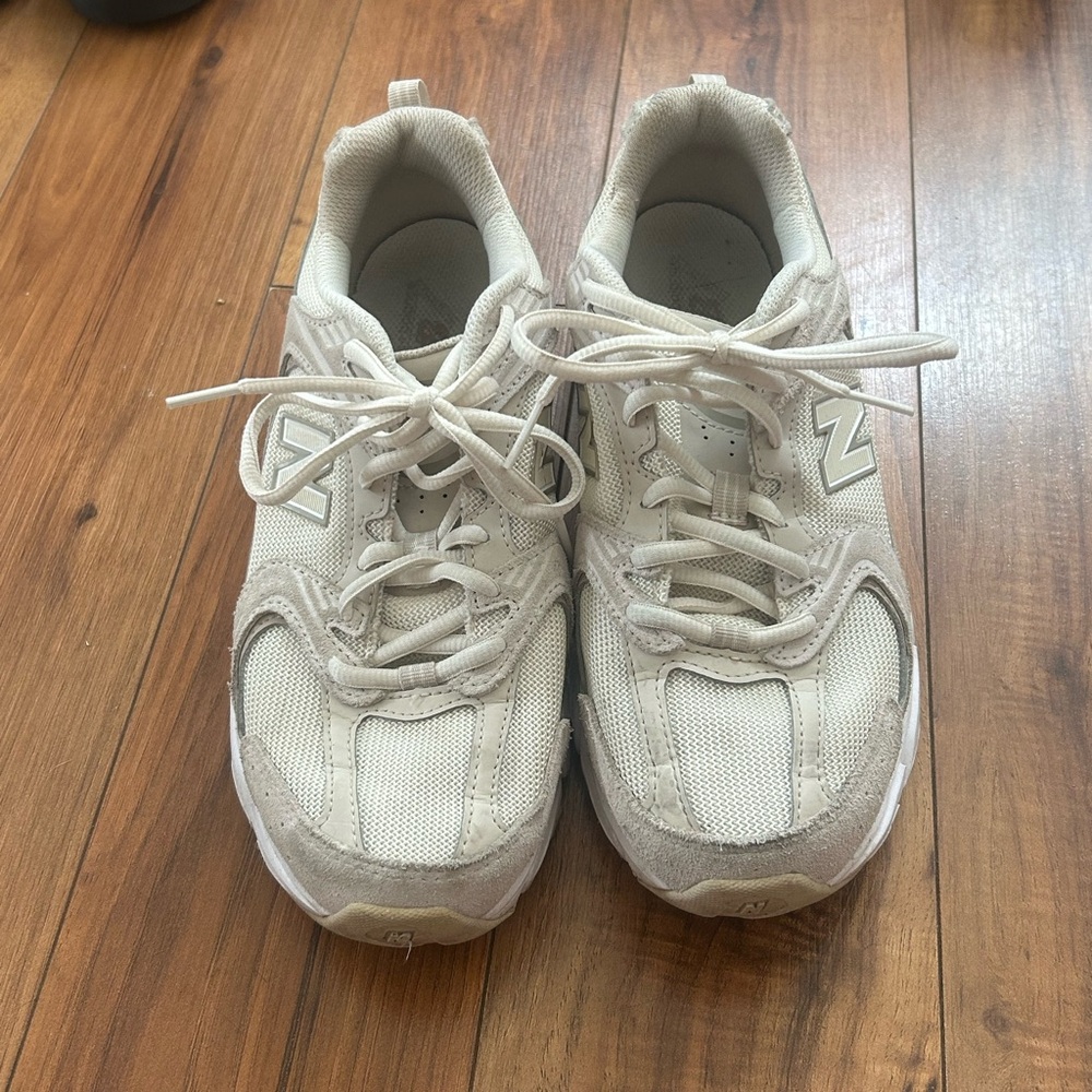 New Balance 530s Cream Athletic Shoes